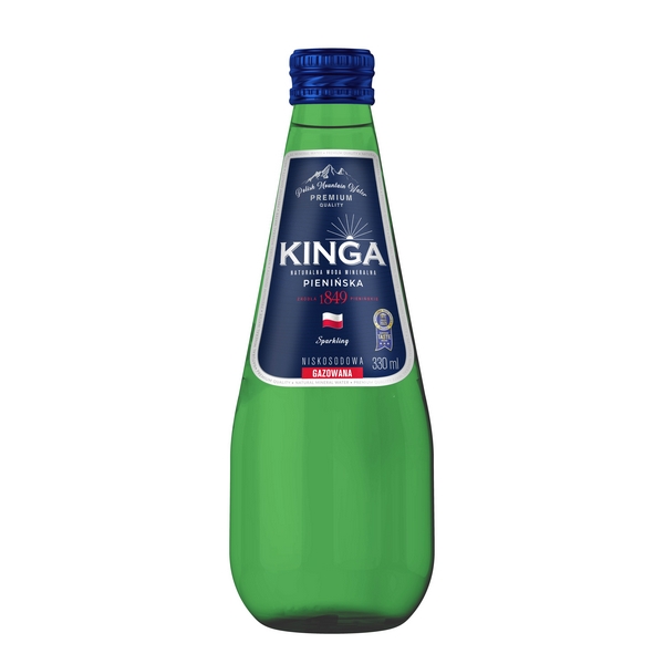 Woda Kinga Pienińska gaz. 330ml szkło